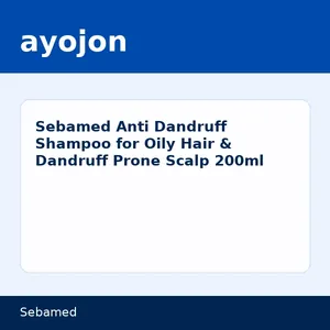 Sebamed Anti Dandruff Shampoo for Oily Hair & Dandruff Prone Scalp 200ml