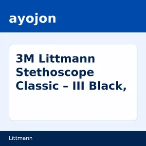 3M Littmann Stethoscope Classic – III Black,