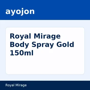 Royal Mirage Body Spray Gold 150ml