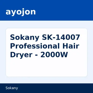 Sokany SK-14007 Professional Hair Dryer - 2000W
