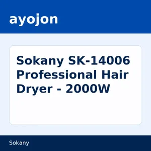 Sokany SK-14006 Professional Hair Dryer - 2000W