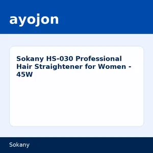 Sokany HS-030 Professional Hair Straightener for Women - 45W