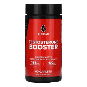 Sixstar Testosterone Booster 385 mg Rhodiola Extract, 60 Caplets (Box of 60)