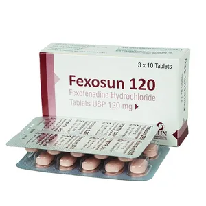 Fexosun 120 (Strip of 10)