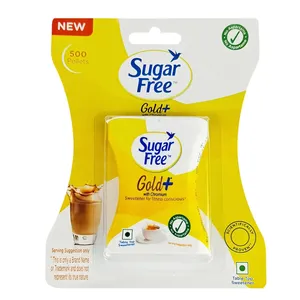 Sugar Free Gold + is Equal to Zero Calories Sweetener Low Calorie Sugar Substitute 500 Pellets (Box of 500)