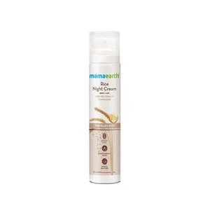 Mamaearth Rice Water Night Cream with Niacinamide for Glass Skin 50gm