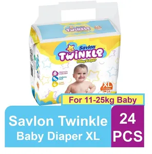 Savlon Twinkle Baby Belt Diaper XL 24 pcs (11-25 kg)