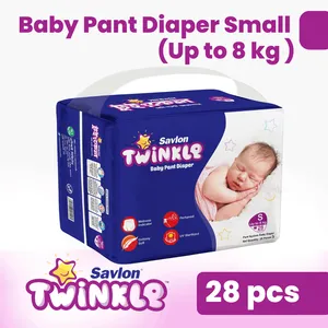 Savlon Twinkle Baby Pant Diaper S (upto 8kg) 28pcs
