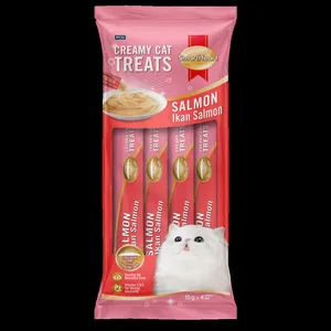 SmartHeart Creamy Treat Salmon Flavour 60gm (15gm x 4)