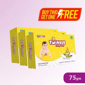Twinkle baby Soap 75g Buy 2 Get 1 free