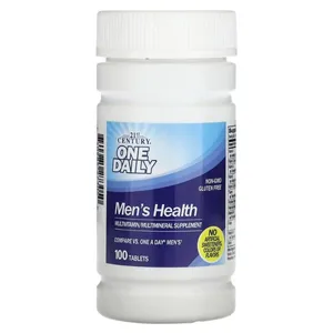 21st Century One Daily w/ Lycopene Men's Health Support Tablets, 100ct (Box of 100)
