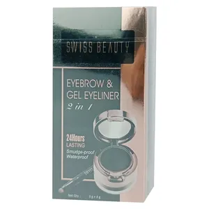 Swiss Beauty Eyebrow & Gel Eyeliner 2 in 1- Black