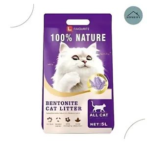 L Favourite Bentonite Cat Litter Lavender 5L