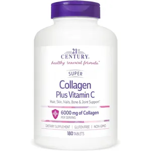 21st Century Super Collagen Plus Vitamin C 6000mg 180 Tablets (Box of 180)
