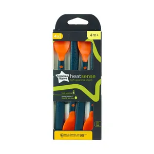 Tommee Tippee 4 Month+ Heatsense Soft Weaning Spoons Pack of 4