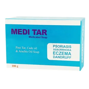 MEDI TAR Medicated Soap 100g – with Pine Tar, Cade Oil & Arachis Oil