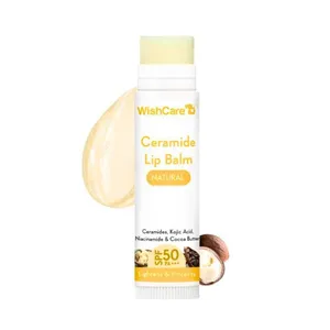 WishCare Ceramide Lip Balm Natural with SPF 50 PA+++