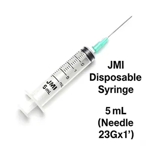 JMI Disposable Syringe 5ml (Needle 23Gx1")