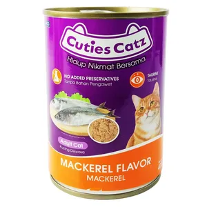 CUTIES CATZ ADULT CANNED MACKEREL 400G