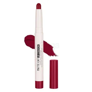 Swiss Beauty Matte Cat Transfer-Proof Lightweight Lip Crayon with Jojoba oil & Vitamin E (16- Persian)