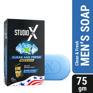 Studio X Clean & Fresh Soap for Men 75g