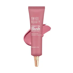 Swiss Beauty Cream It Up Blush with Shea Butter Shade 05: Cheek-O-Pink