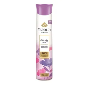 Yardley London Morning Dew Refreshing Body Spray with Lily of Valley and Frangipani