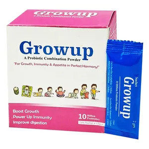 Growup A Probiotic Combination Powder for Growth, Immunity, Appetite in Perfect Harmony 15pcs (Box of 15)