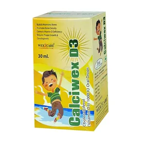Calciwex D3 Vitamin D3 (Cholecalciferol) 1000 IU Oral Drops – 30ml