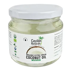 Ceylon Naturals Organic Extra Virgin Coconut Oil 300ml (Imported from Sri Lanka)