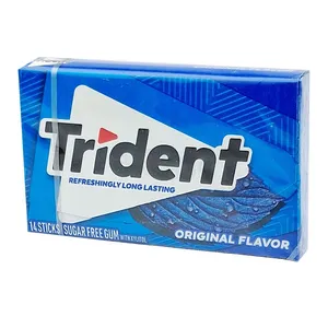 Trident Sugar Free Chewing Gum Original Flavor 14 Sticks
