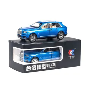 1:24 Rolls Royce Blue Chi Zhi Die Cast Model Car with Sound, Light & Pull-Back Action (CZ071)