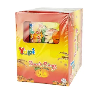 Yupi Peach Ring Gummy Candy (40g x 12pcs)