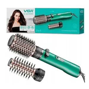 VGR V-498 Rotating Hair Dryer & Hot Air Styler – Premium Blow-Drying Brush with Rotating Barrel for Smooth, Voluminous & Effortless Hair Styling