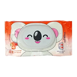 AiWibi Baby Wet Wipes Strawberry 80pcs