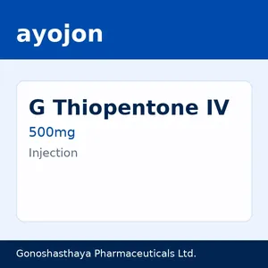 G Thiopentone IV