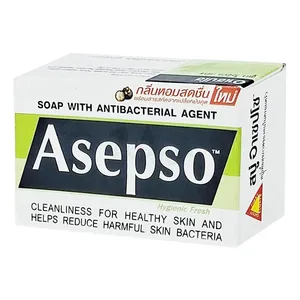 Asepso Antibacterial Bar Soap, Original Scent 80gm