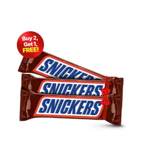 Buy 2 Snickers Chocolate Bar 50g & Get 1 Free