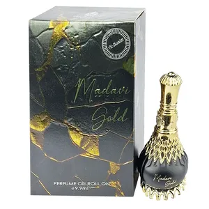 Al-Nuaim Madavi Gold Attar Roll-On 9.9ml – Golden Warm Musk Fragrance