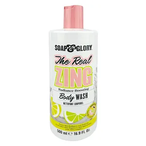 Soap & Glory The Real Zing Radiance-Boosting Body Wash – 500ml (Made in UK)