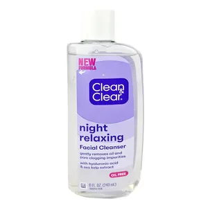 Clean & Clear Night Relaxing Facial Cleanser(Oil Free) 240ml