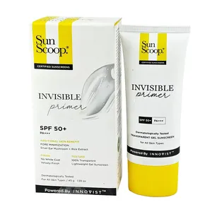 SunScoop Invisible Primer Sunscreen Gel SPF 50 PA+++ (45gm)