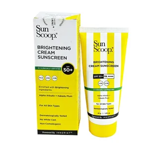 SunScoop Brightening Cream Face Sunscreen SPF SPF50 PA+++ 45 g