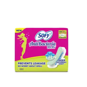 Sofy Antibacterial Sanitary Napkin (290 mm) – Size XL – 7 Pads