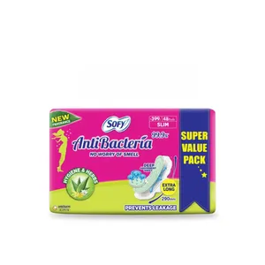Sofy Antibacterial Sanitary Napkin (290 mm) – Size XL – 48 Pads