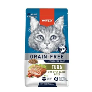 Wanpy Grain Free Super Premium Dry Cat Food Adult Tuna 500g