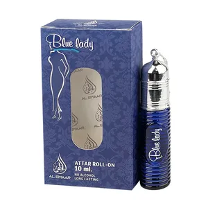 Al Emaar Blue Lady Attar Roll-On 10ML – Long-Lasting, Alcohol-Free Fragrance