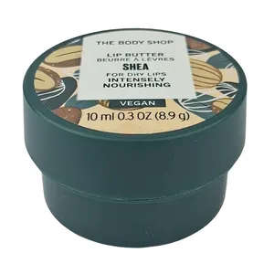 The Body Shop Shea Lip Butter – Intensely Nourishing Lip Care for Dry Lips, Vegan, 10ml