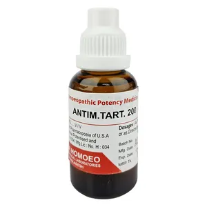 Antim. Tart. 200 30ml(Zoha Homeo)