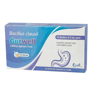 Gutwell Bacillus Clausii Probiotic 2 Billion (10 x 5ml Bottles)